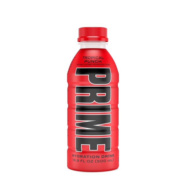 Prime Hydration Drink, Bautura Pentru Rehidratare Cu Aroma De Punch De Fructe Tropicale, 500 Ml